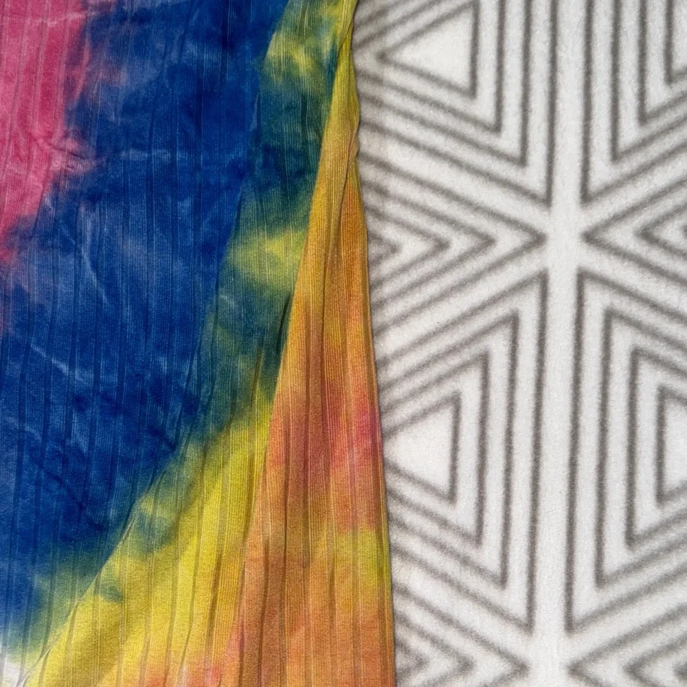 Absolutely Colorful Tie-Dye Kids Dress - Picture 8 of 9